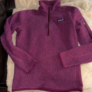 Patagonia Women's Magenta Quarter-Zip Fleece